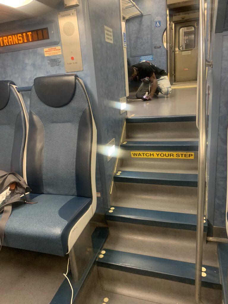 NJT Train Outlets - Double Decker - Bottom - pic 1